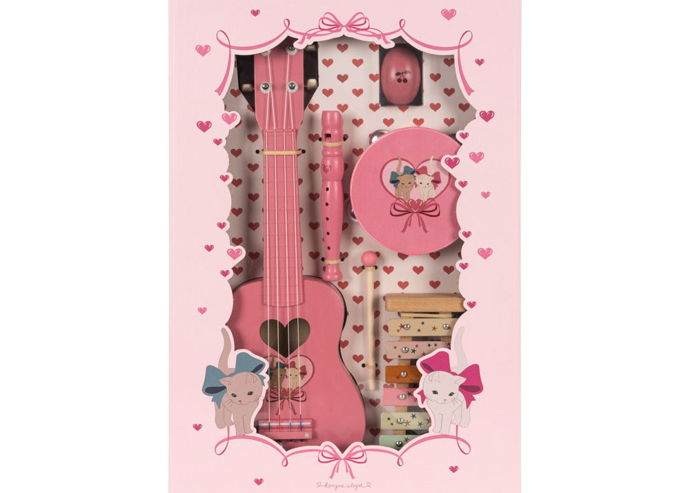 Konges Sløjd A/S Muziekspeeltjes bow kitty pink