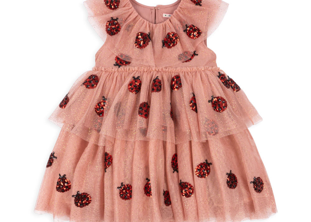 Konges Sløjd A/S WOVEN DRESSES ladybug sequin