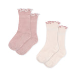 Konges Sløjd A/S Sokken rose/off white