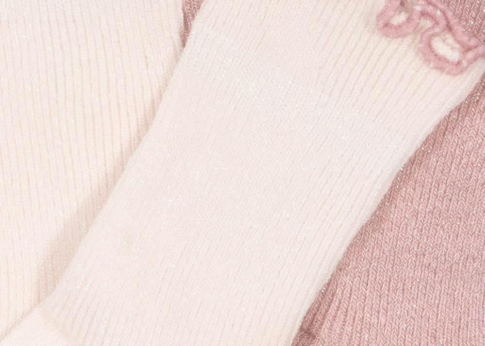Konges Sløjd A/S Sokken rose/off white