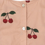 Konges Sløjd A/S Geweven Shirts Met Korte Mouwen ma grande cerise blush