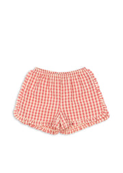 Konges Sløjd A/S Geweven Shorts En Pofbroeken flamingo plume check