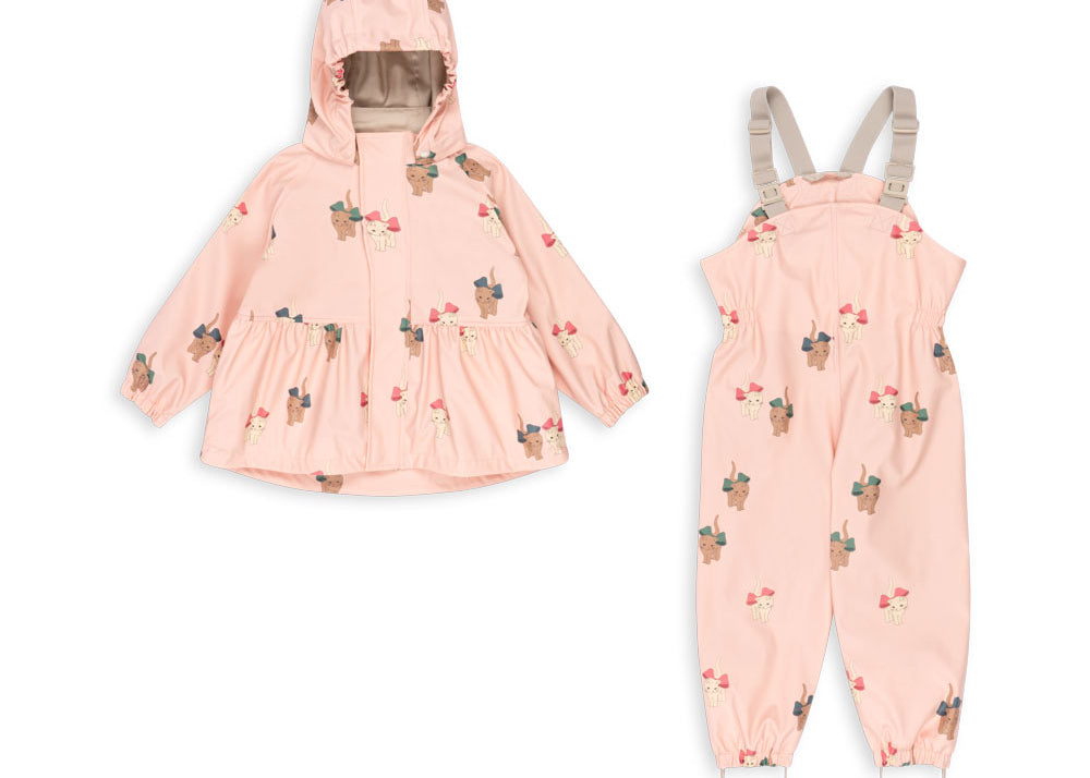 Konges Sløjd A/S Regenkleding bow kitty pink