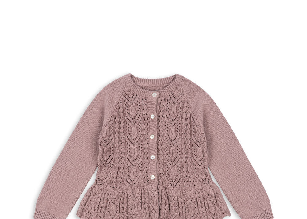 Konges Sløjd A/S Gebreide Cardigans deauville mauve