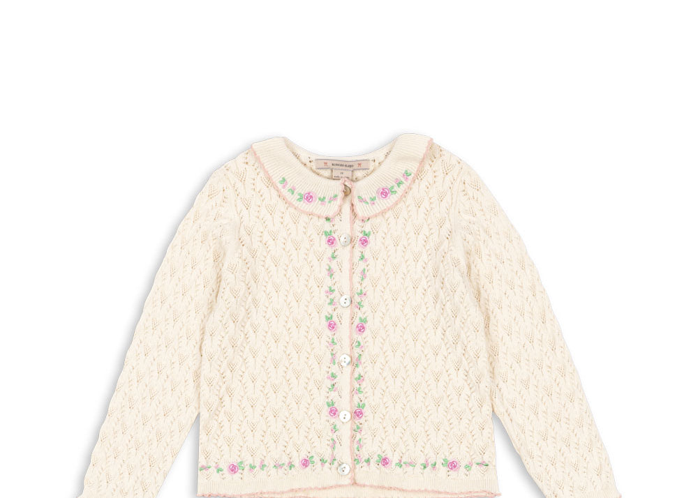 Konges Sløjd A/S Gebreide Cardigans cream off white