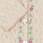 Konges Sløjd A/S Gebreide Cardigans cream off white
