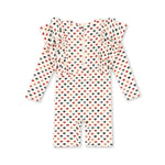 Konges Sløjd A/S Uv-Onesies coeur coloré