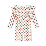 Konges Sløjd A/S Uv-Onesies coeur coloré