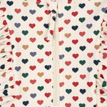 Konges Sløjd A/S Uv-Onesies coeur coloré