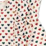 Konges Sløjd A/S Uv-Onesies coeur coloré