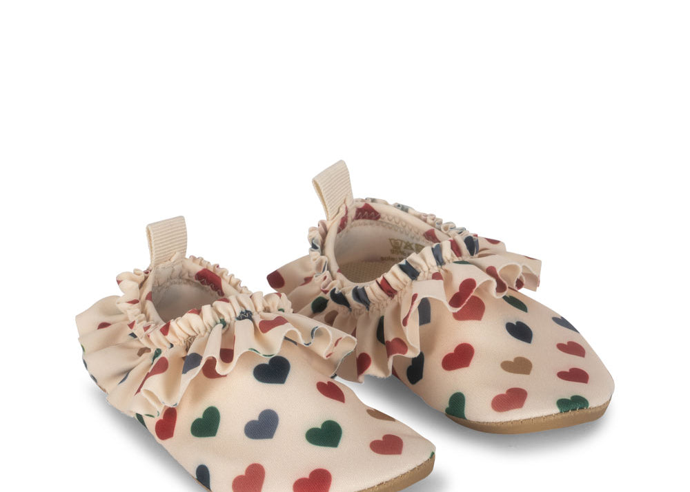 Konges Sløjd A/S Uv-Waterschoenen coeur coloré