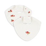 Konges Sløjd A/S Kwijlslabbetjes rose red/snow white