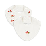 Konges Sløjd A/S Kwijlslabbetjes rose red/snow white