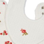 Konges Sløjd A/S Kwijlslabbetjes rose red/snow white