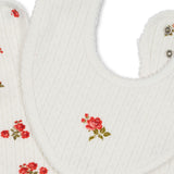 Konges Sløjd A/S Kwijlslabbetjes rose red/snow white