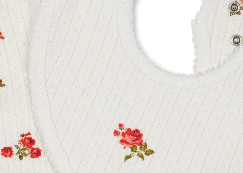 Konges Sløjd A/S Kwijlslabbetjes rose red/snow white