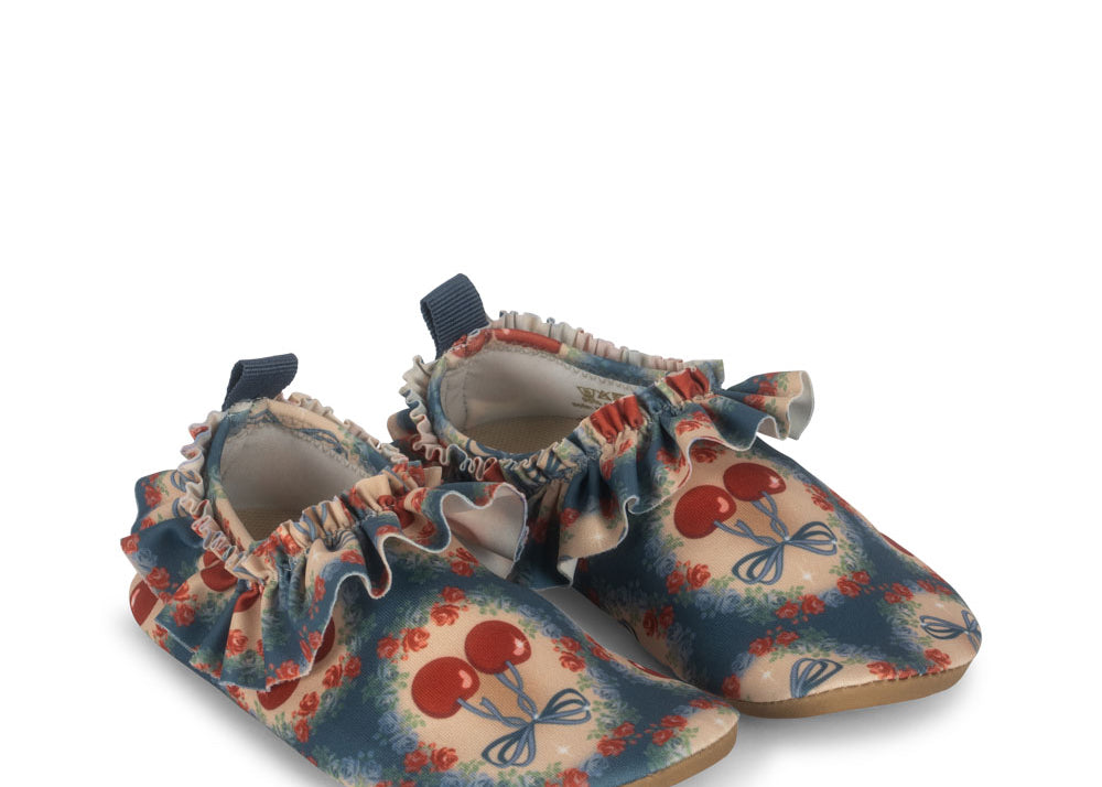 Konges Sløjd A/S Uv-Waterschoenen cherry bow blue