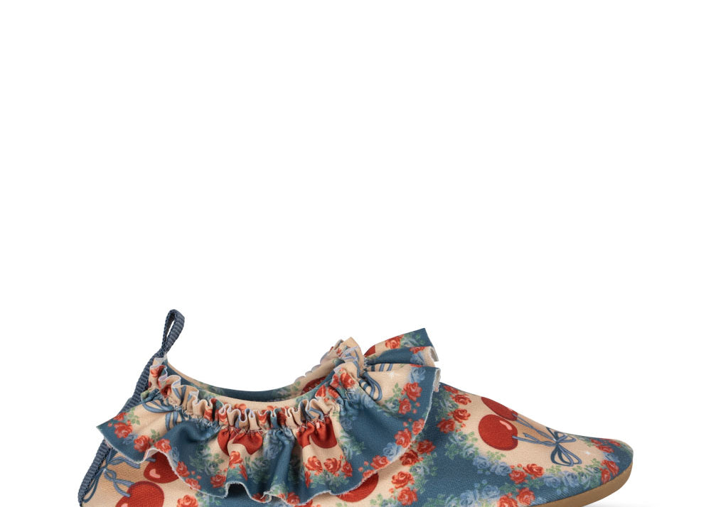 Konges Sløjd A/S Uv-Waterschoenen cherry bow blue