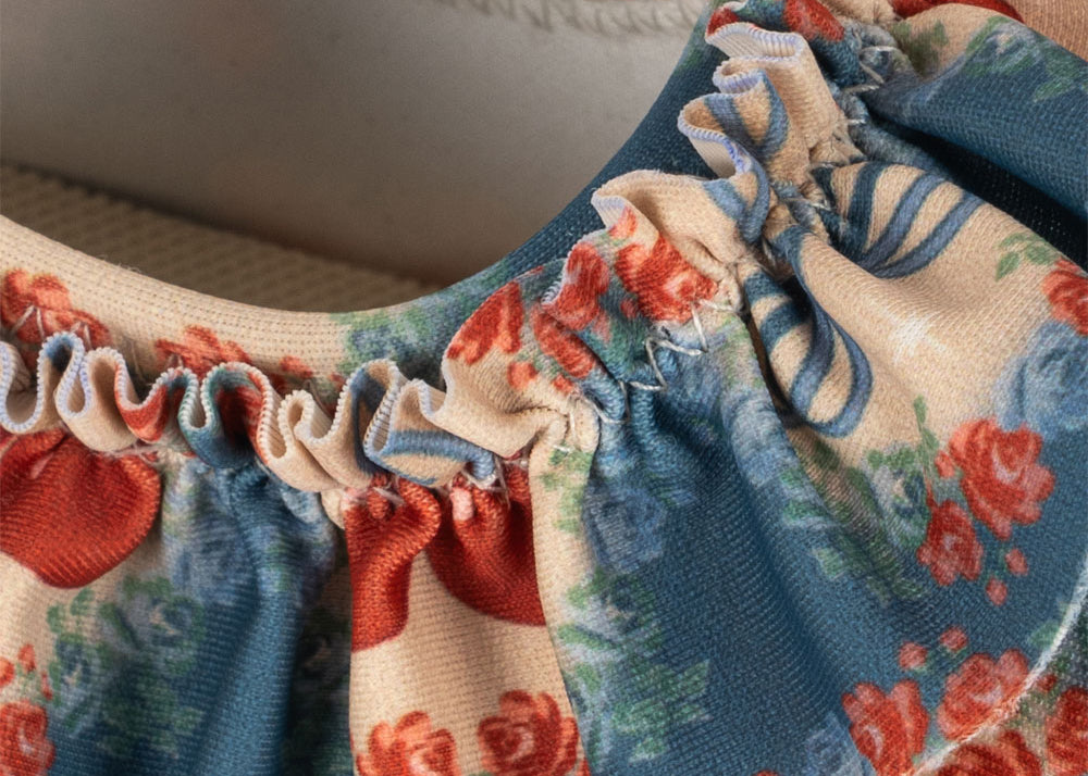Konges Sløjd A/S Uv-Waterschoenen cherry bow blue
