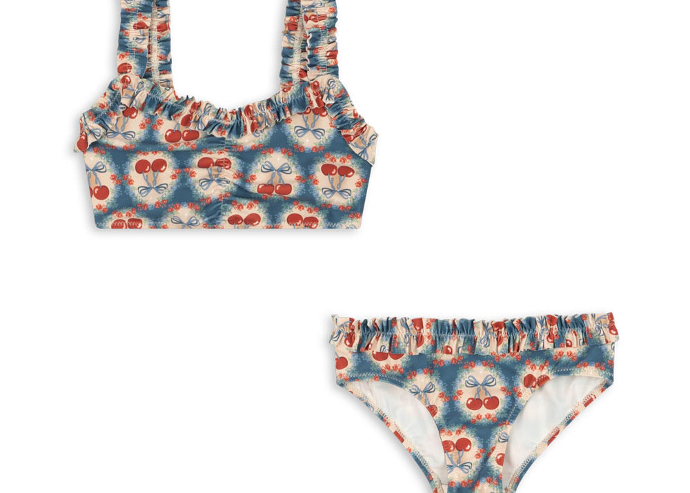 Konges Sløjd A/S Bikini'S cherry bow blue