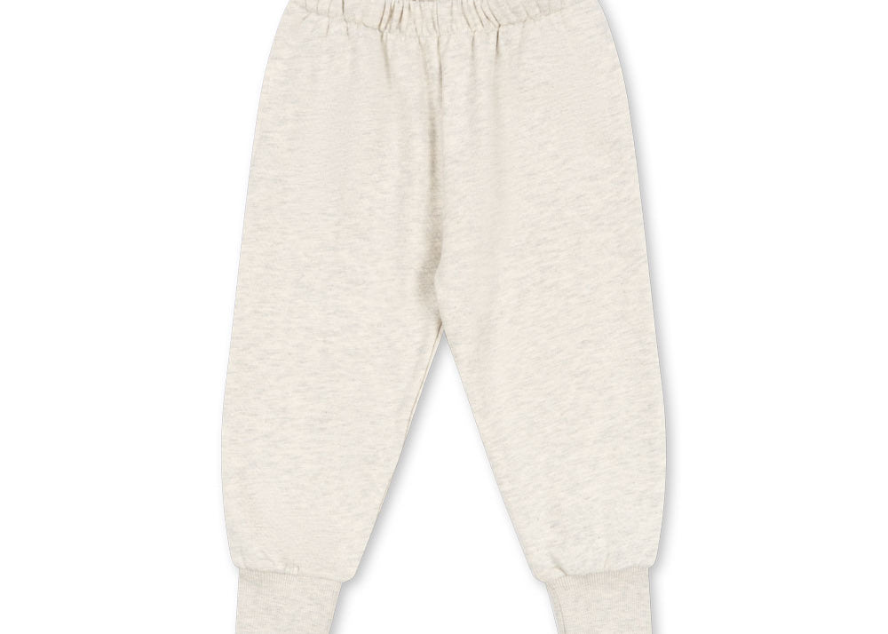 Konges Sløjd A/S Jersey Broeken off white melange
