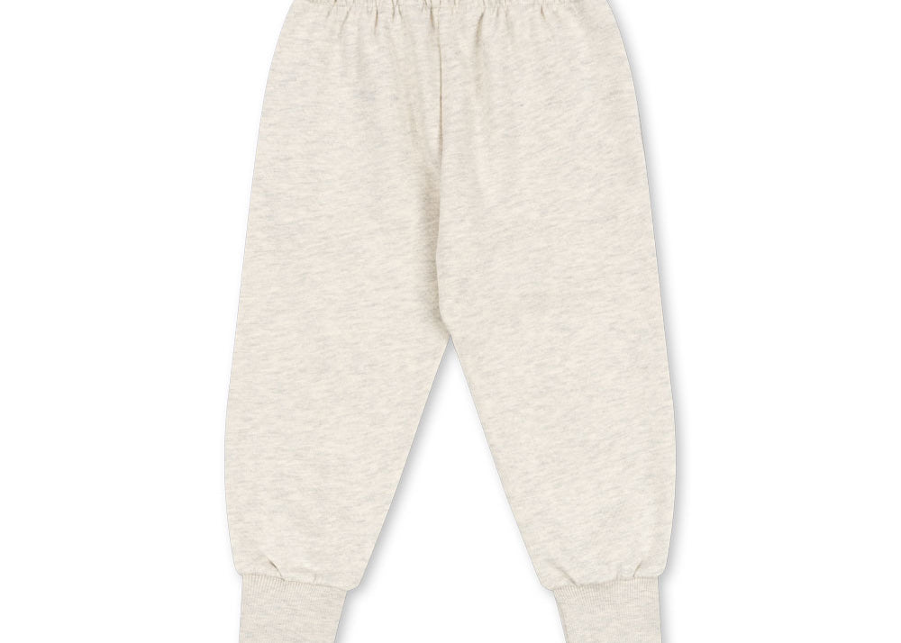 Konges Sløjd A/S Jersey Broeken off white melange