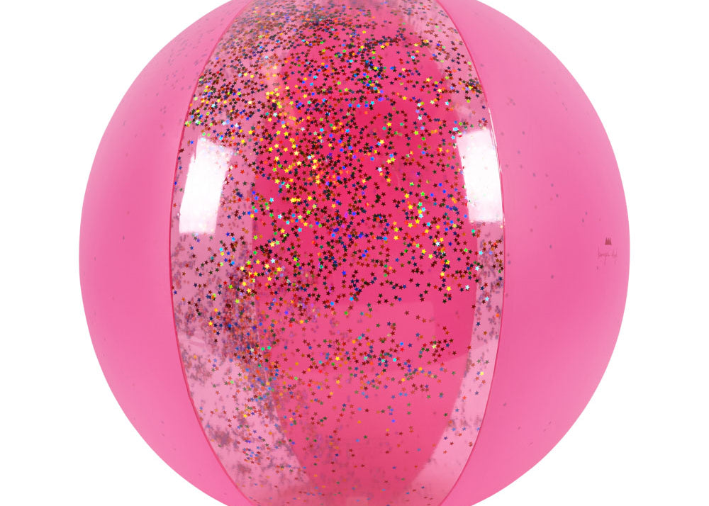 Konges Sløjd A/S Strandballen transparent pink