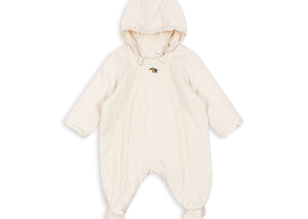 Konges Sløjd A/S Gevoerde Onesies antique white
