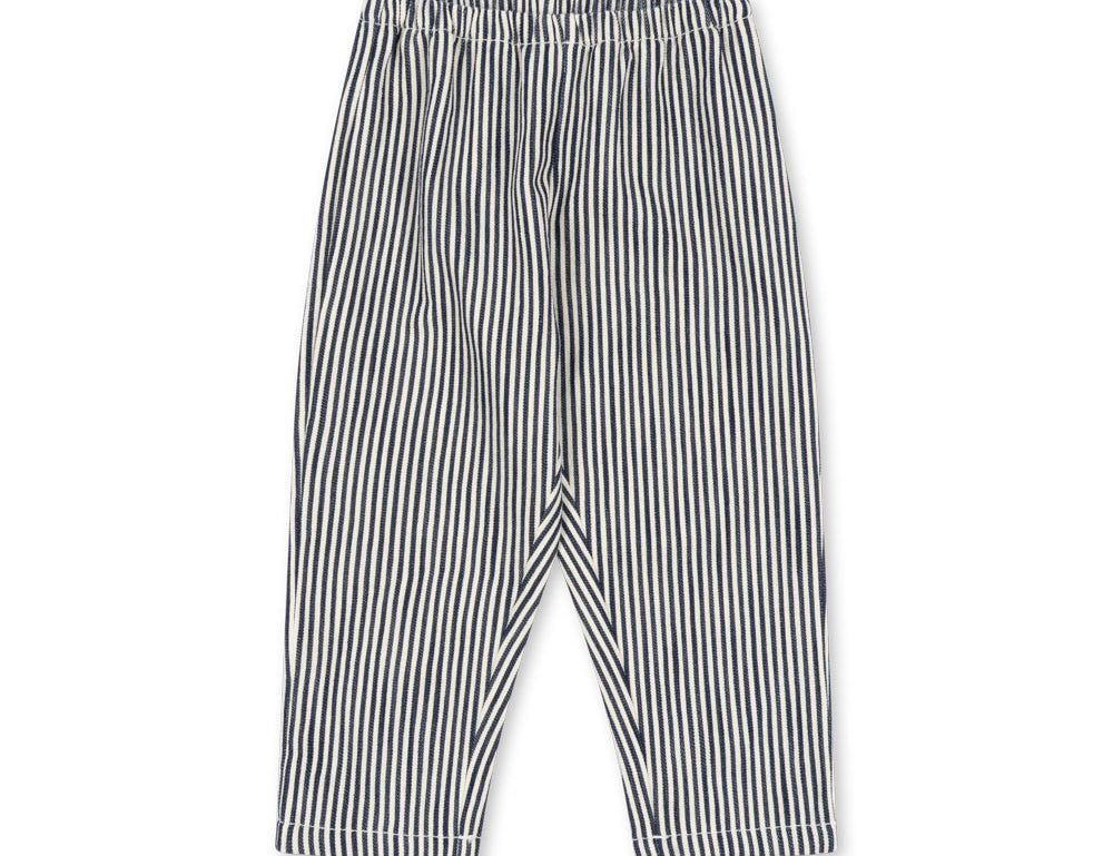 Konges Sløjd A/S WOVEN PANTS naval stripe