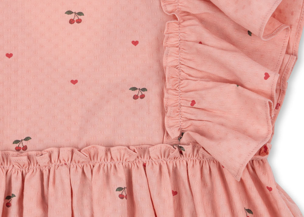 Konges Sløjd A/S WOVEN DRESSES cherry coeur