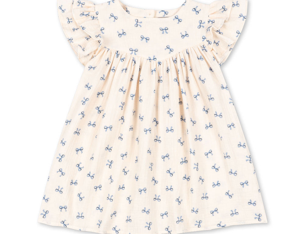 Konges Sløjd A/S WOVEN DRESSES bow bleu