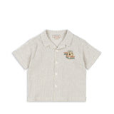 Konges Sløjd A/S Geweven Shirts Met Korte Mouwen stripe bluie