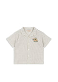 Konges Sløjd A/S WOVEN SHORT SLEEVE SHIRTS stripe bluie