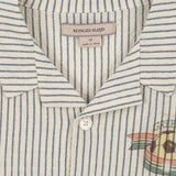 Konges Sløjd A/S Geweven Shirts Met Korte Mouwen stripe bluie