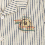 Konges Sløjd A/S Geweven Shirts Met Korte Mouwen stripe bluie