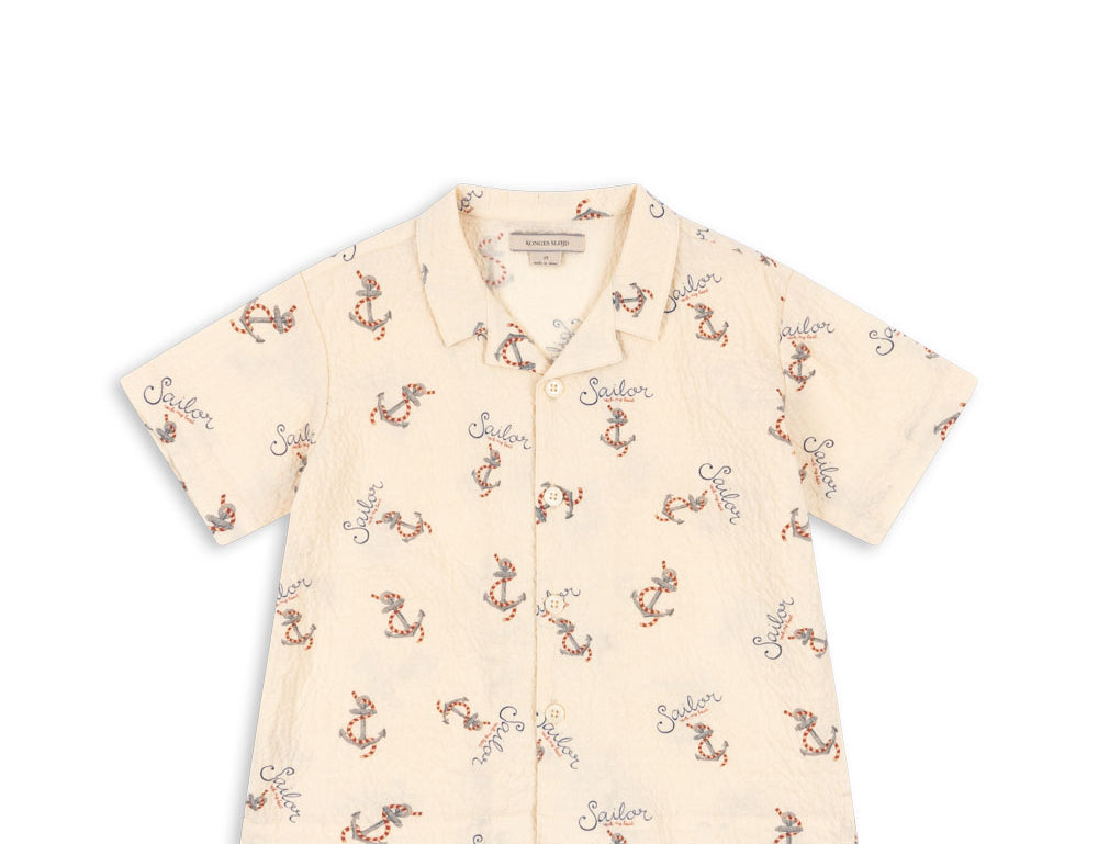 Konges Sløjd A/S WOVEN SHORT SLEEVE SHIRTS rock my boat