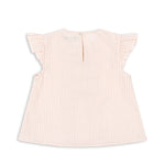 Konges Sløjd A/S Geweven Shirts Met Korte Mouwen peony stripe