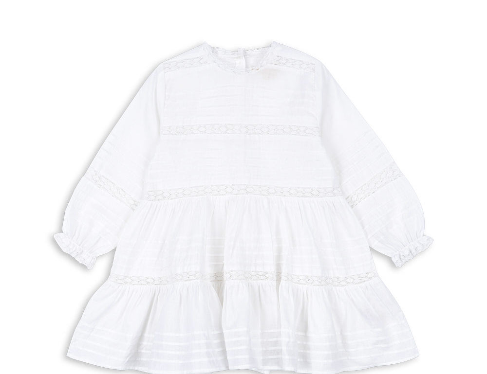 Konges Sløjd A/S WOVEN DRESSES optic white
