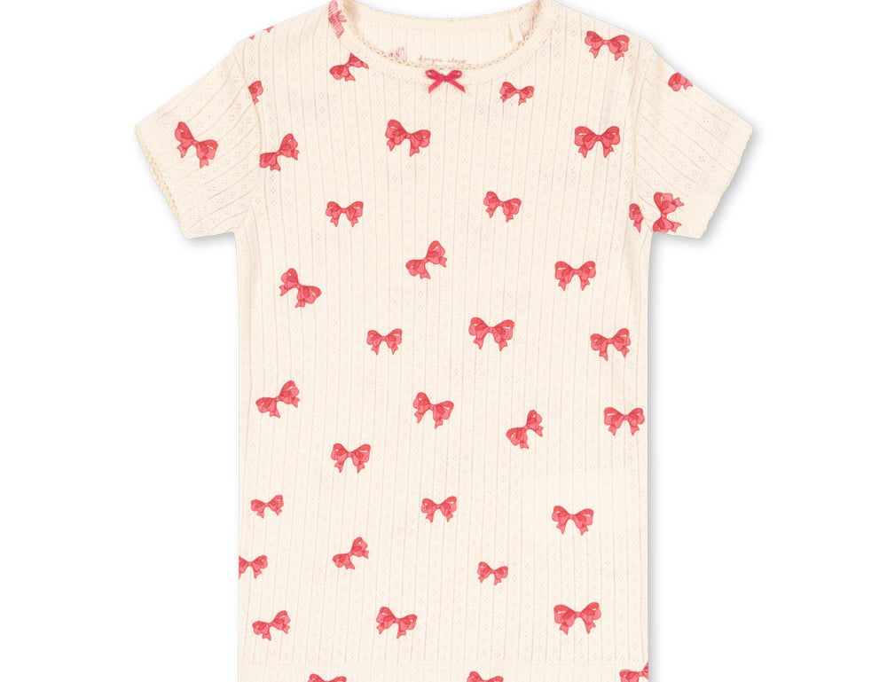 Konges Sløjd A/S JERSEY T-SHIRTS rosia bow