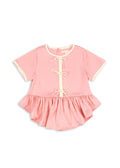 Konges Sløjd A/S WOVEN SHORT SLEEVE SHIRTS peony