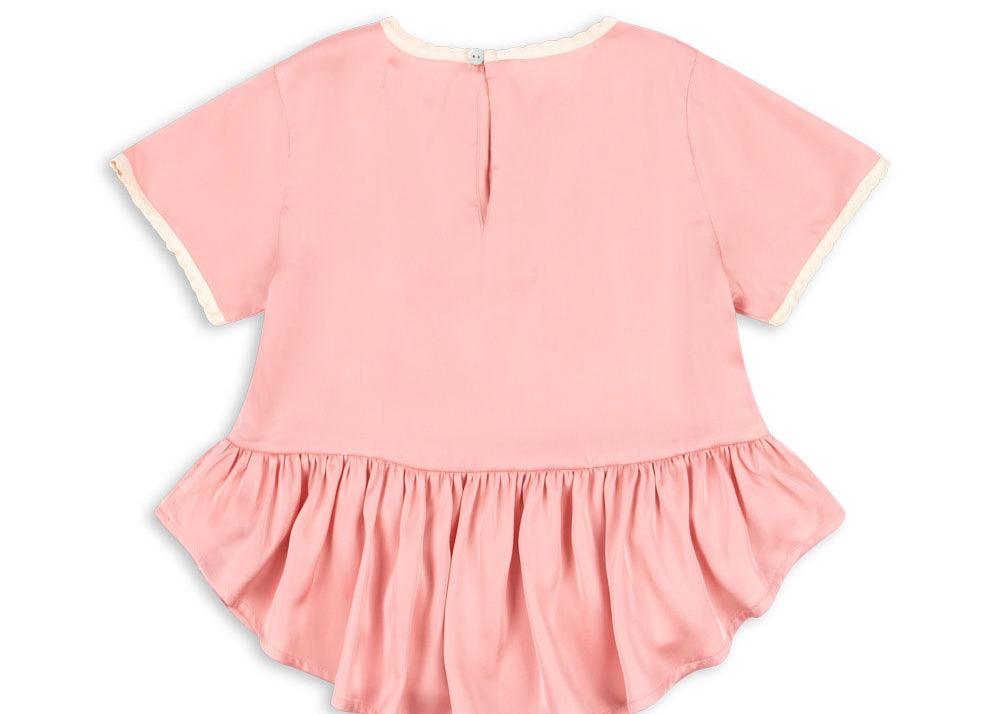 Konges Sløjd A/S Geweven Shirts Met Korte Mouwen peony