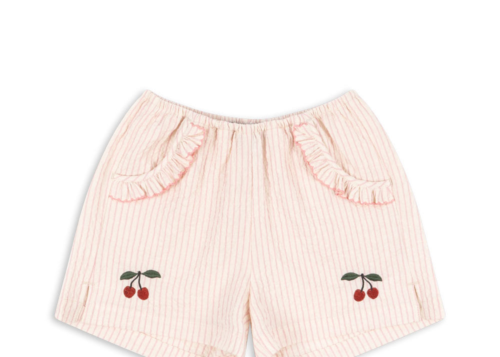 Konges Sløjd A/S Geweven Shorts En Pofbroeken peony stripe