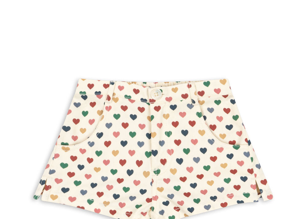 Konges Sløjd A/S Geweven Shorts En Pofbroeken coeur coloré