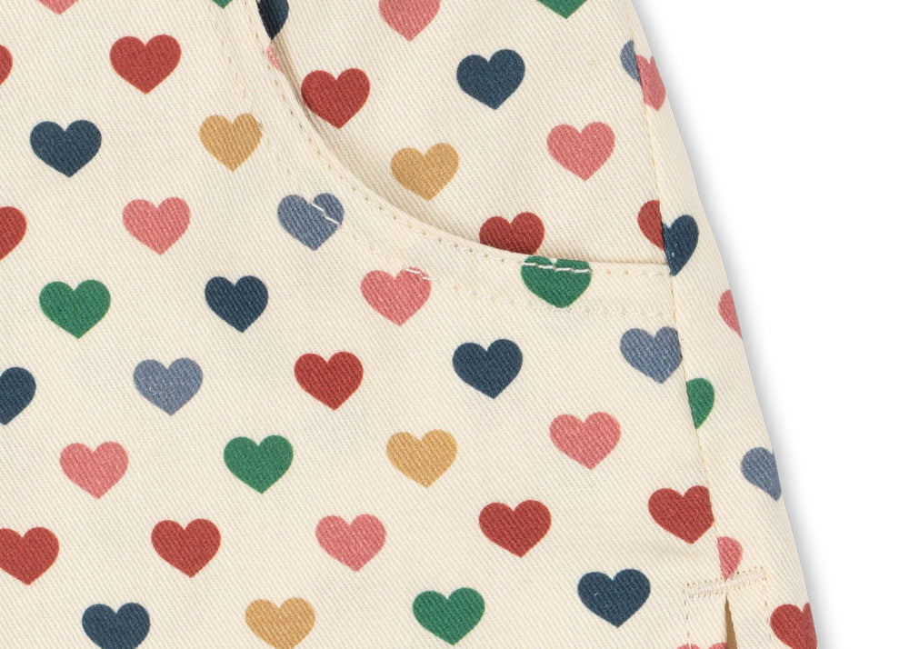 Konges Sløjd A/S Geweven Shorts En Pofbroeken coeur coloré