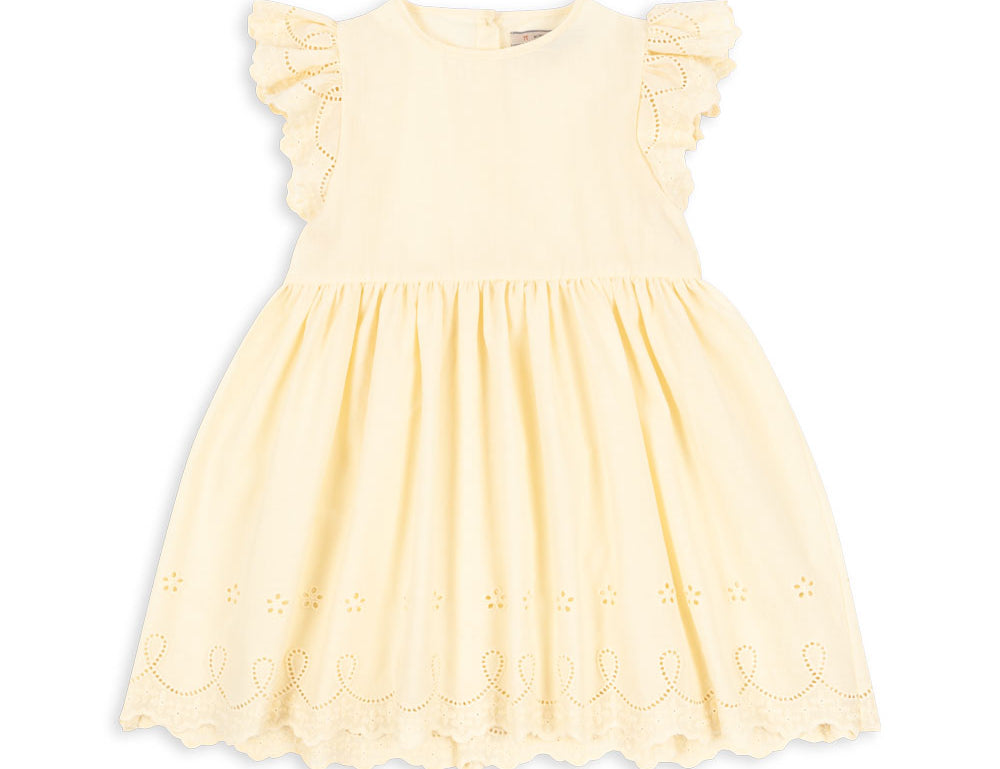 Konges Sløjd A/S WOVEN DRESSES cloud cream