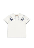 Konges Sløjd A/S JERSEY T-SHIRTS off white/bow collar