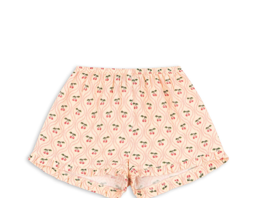 Konges Sløjd A/S WOVEN SHORTS & BLOOMERS cherry pink motif