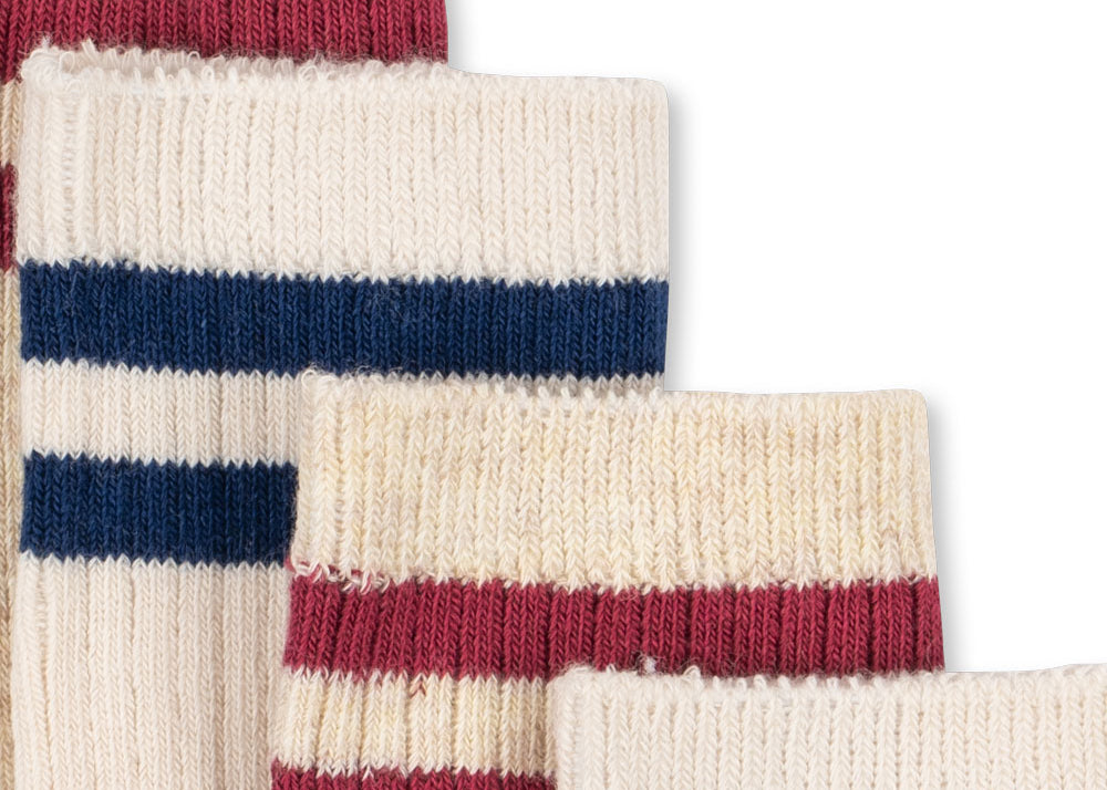 Konges Sløjd A/S Sokken off white/multi strip