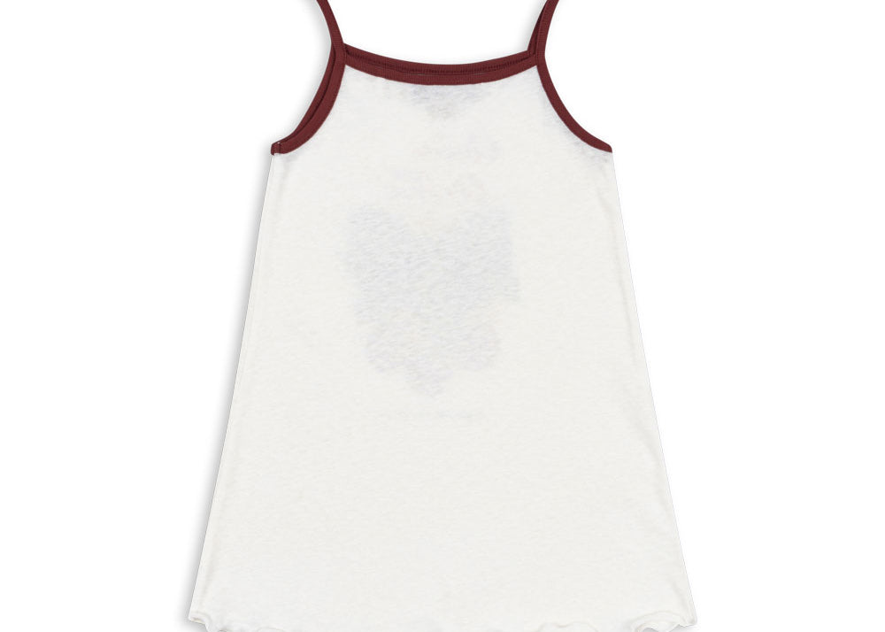 Konges Sløjd A/S Jersey Jurken off white/amarena