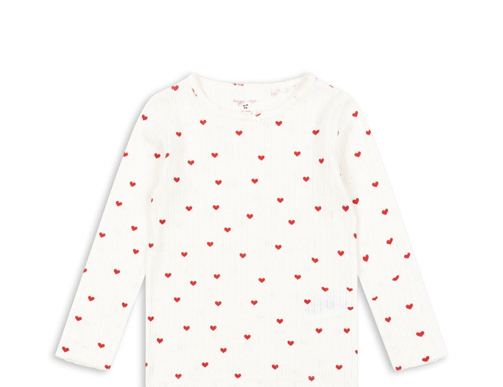 Konges Sløjd A/S JERSEY BLOUSES amour rouge